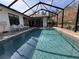 Expansive screened pool with plenty of seating at 2983 Chickasaw Dr, Haines City, FL 33844