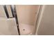 Shower with hexagon tile floor and glass enclosure at 3639 Bream Cir, Fruitland Park, FL 34731