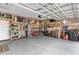 Spacious garage with ample storage and room for vehicles at 38626 Lakeview Walk, Lady Lake, FL 32159
