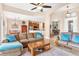 Open living area showcasing a kitchen and dining views at 38626 Lakeview Walk, Lady Lake, FL 32159