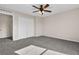 Bedroom with ceiling fan and double door closet at 632 Monte Vista Way, Winter Garden, FL 34787