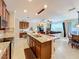 Modern kitchen with granite countertops and stainless steel appliances at 765 Walkers Grove Ln, Winter Garden, FL 34787