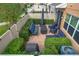 Aerial view of a private patio with seating area and grill at 765 Walkers Grove Ln, Winter Garden, FL 34787