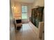 Bathroom with a large bathtub, shower, and updated vanity at 110 N Volusia Ave, Pierson, FL 32180