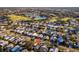 Aerial view showing home's location in a community near a golf course at 1121 Paradise Dr, Lady Lake, FL 32159