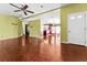Spacious living room with wood flooring at 1121 Paradise Dr, Lady Lake, FL 32159