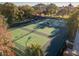 Well-maintained tennis courts at 1121 Paradise Dr, Lady Lake, FL 32159