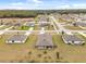 Aerial view of a residential neighborhood with single-Gathering homes at 12066 Callicarpa Ln, Leesburg, FL 34788