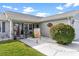 Inviting front entrance with landscaped walkway at 1228 Zapata Pl, The Villages, FL 32159