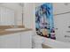 Guest bathroom with tub shower and updated vanity at 17716 Se 85Th Ellerbe Ave, The Villages, FL 32162