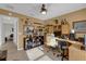 Spacious home office with large desk and built-in shelving at 17716 Se 85Th Ellerbe Ave, The Villages, FL 32162