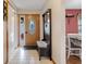 Welcoming entryway with tiled flooring and wood door at 18033 Rose St, Groveland, FL 34736