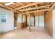 Interior view of an outbuilding with exposed wood beams at 18033 Rose St, Groveland, FL 34736