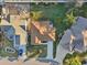 Aerial view of homes and yards, showing one home under construction at 2486 Five Forks Trl, The Villages, FL 32162