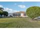 Single story house with screened porch and manicured lawn at 2486 Five Forks Trl, The Villages, FL 32162