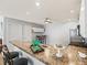 Kitchen breakfast bar with seating for two at 2806 Salamanca St, The Villages, FL 32162