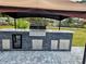 Luxury outdoor kitchen with built-in grill and cabinetry at 3180 Sixma Rd, Lake Helen, FL 32744