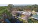 Scenic view of canal front property featuring private dock at 35534 Quail Run, Leesburg, FL 34788