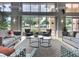 Relaxing community room with comfortable seating and pool view at 3817 Doune Way, Clermont, FL 34711