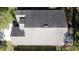 Aerial view of a house roof, showing its condition and features at 3817 Doune Way, Clermont, FL 34711