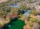Aerial view of community tennis courts and clubhouse at 11631 Sw 82Nd Ter, Ocala, FL 34481
