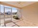 Relaxing screened porch overlooking backyard at 1387 Zest Ave, The Villages, FL 32163