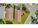 Top-down view of the property and surrounding neighborhood at 202 Estrada Pl, The Villages, FL 32159