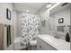 Updated bathroom with a shower/tub combo at 2937 Eagles Nest Rd, Fruitland Park, FL 34731