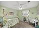 Light and airy bedroom with a twin bed and a study area at 2937 Eagles Nest Rd, Fruitland Park, FL 34731