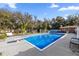 Inviting private pool surrounded by ample deck space and lush greenery at 2937 Eagles Nest Rd, Fruitland Park, FL 34731