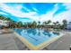 Community offers lap pool with lounge chairs, landscaping, and pool deck at 3150 Voyager Ave, Saint Cloud, FL 34771