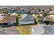 Aerial view showing home's location and pool area at 3259 Markward Dr, The Villages, FL 32163