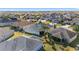 Aerial view highlighting home's private backyard and pool at 3259 Markward Dr, The Villages, FL 32163