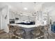 Modern kitchen with stainless steel appliances and an island at 3259 Markward Dr, The Villages, FL 32163