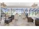 Outdoor kitchen with stainless steel appliances and a view at 3259 Markward Dr, The Villages, FL 32163