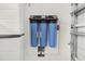 Whole house water filtration system installed in garage at 3259 Markward Dr, The Villages, FL 32163