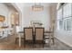 Bright dining room with a large table and chairs at 5072 Greens Dr, Lady Lake, FL 32159