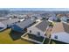 Aerial view of houses with backyard and fence at 5415 Zajac Ave, The Villages, FL 32163