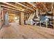 Unfinished attic space with exposed framing, HVAC, and plumbing at 1107 Sugar Loaf Key Loop, Lady Lake, FL 32159