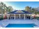 Enjoy resort-style living with this community pool and relaxing pavilion at 12532 Hammock Pointe Cir, Clermont, FL 34711