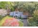 Stunning aerial view showcasing the property's lush landscaping and well-manicured yard at 1701 Cedar Stone Ct, Lake Mary, FL 32746