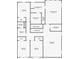 Floor plan showing 3 bedrooms and 2.5 bathrooms at 17889 Gourd Neck Loop, Winter Garden, FL 34787