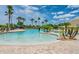 Resort-style swimming pool with a kiddie area at 2046 Wallingford Loop, Mount Dora, FL 32757