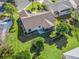 Aerial view showcasing the house's location within a residential neighborhood at 2338 Mcclellanville Ter, The Villages, FL 32162