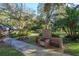 Brick BBQ area with a pathway nearby at 2614 W Ponkan Rd, Apopka, FL 32712