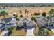 Bird's-eye view of house and surrounding golf community at 276 Lawthorn St, The Villages, FL 32162