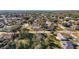 Aerial view of neighborhood, highlighting home's location at 401 Cherry Tree St, Eustis, FL 32726