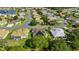 Aerial view of home and surrounding neighborhood at 9565 Se 124Th Loop, Summerfield, FL 34491