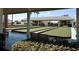 Bocce ball courts featuring multiple lanes and shaded seating areas for relaxing or watching games at 9565 Se 124Th Loop, Summerfield, FL 34491