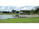 Scenic lake with gazebo and pier at 9565 Se 124Th Loop, Summerfield, FL 34491